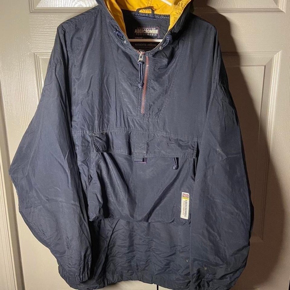 abercrombie and fitch jacket size M great condition windbreaker hoodie